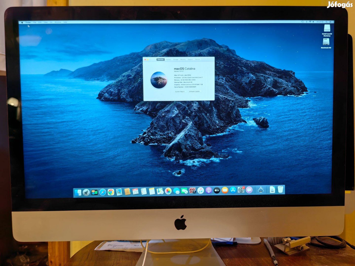 Imac 27" 2012 eladó