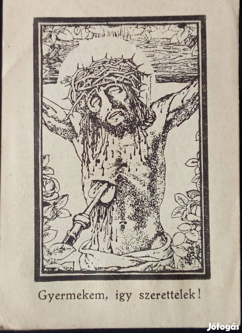 Imalap, imakönyvbe való lap 1924