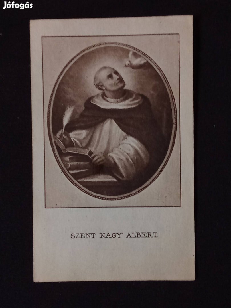 Imalap, imakönyvbe való lap, Szent Nagy Albert 1932