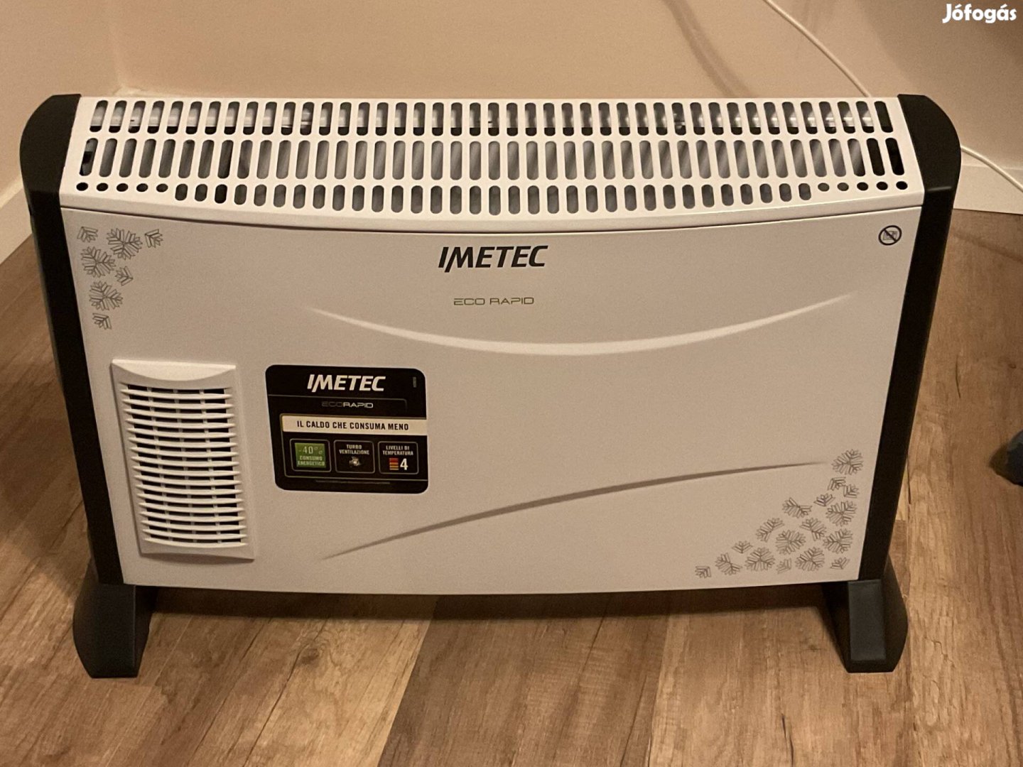 Imetec elektromos konvektor ECO üzemmóddal