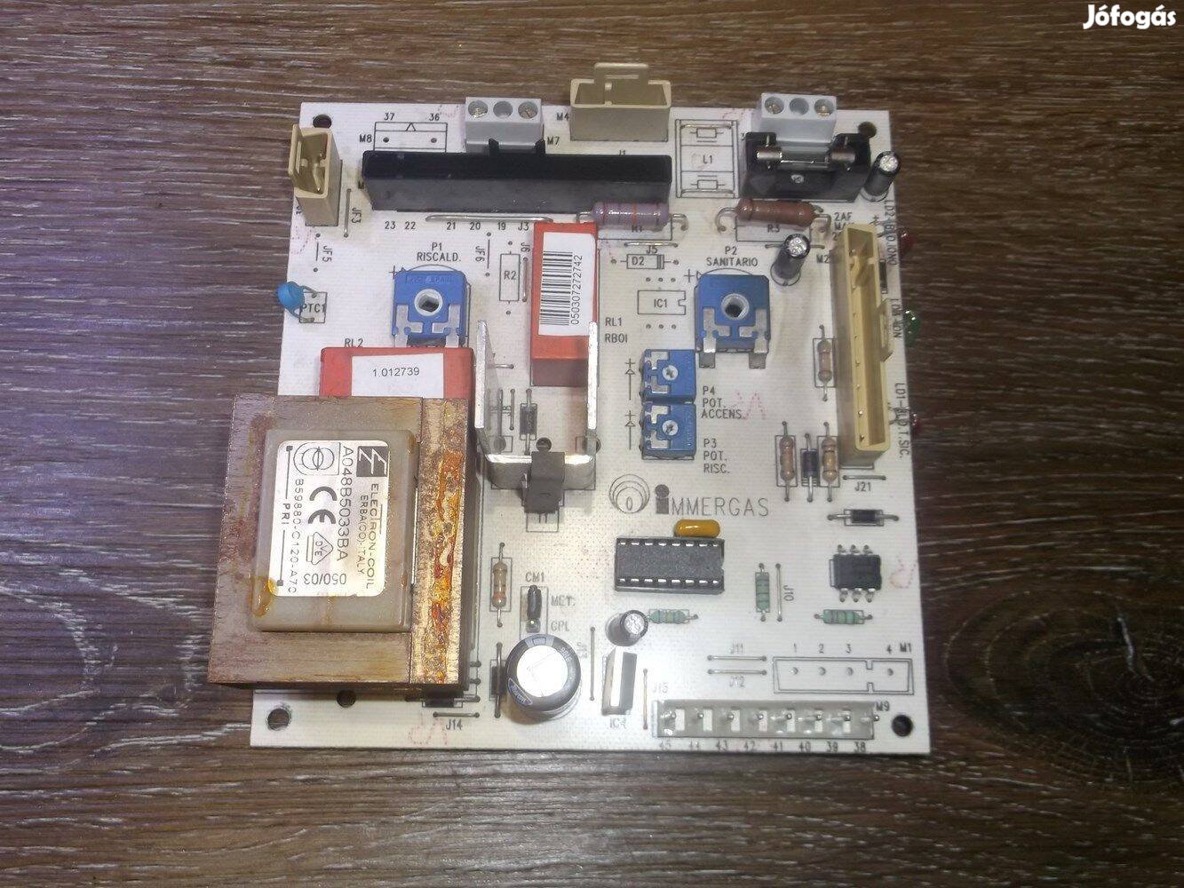 Immergas avio maior gázkazán vezérlőpanel