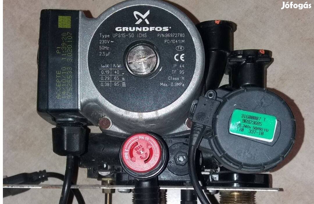 Immergas kazán hidroblokk Grundfos UPS15-50 Ichs keringető