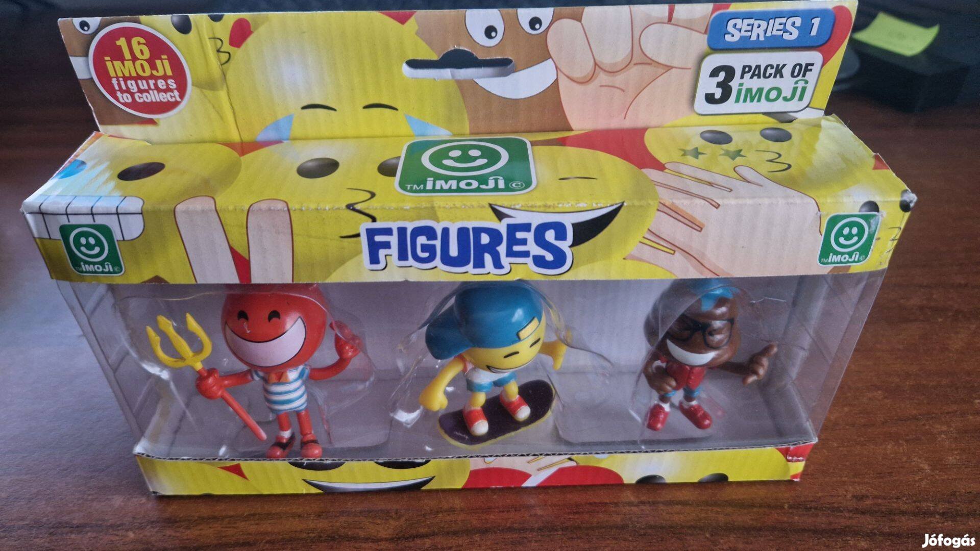 Imoji Figurines 3 db-os Emoji figura