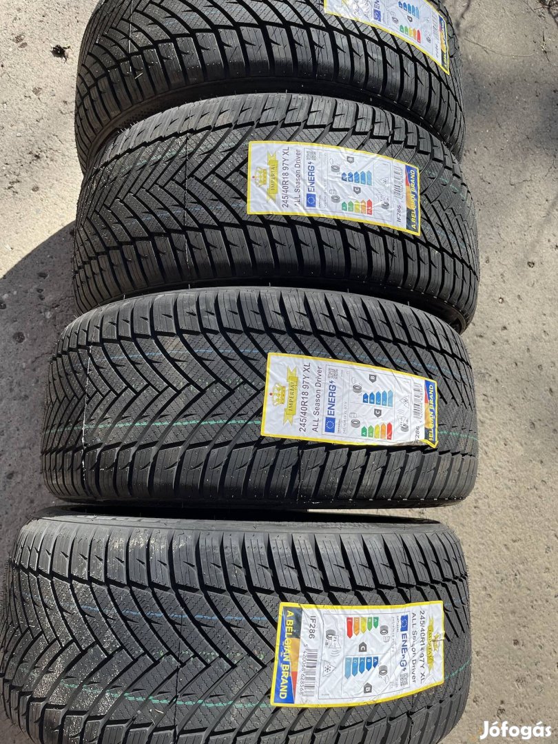 Imperial 245/40r18 4db új négyévszakos gumi eladó