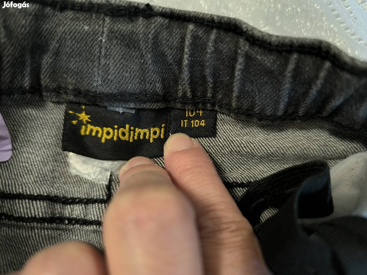 Impidimpi, sötétszürke farmer nadrág