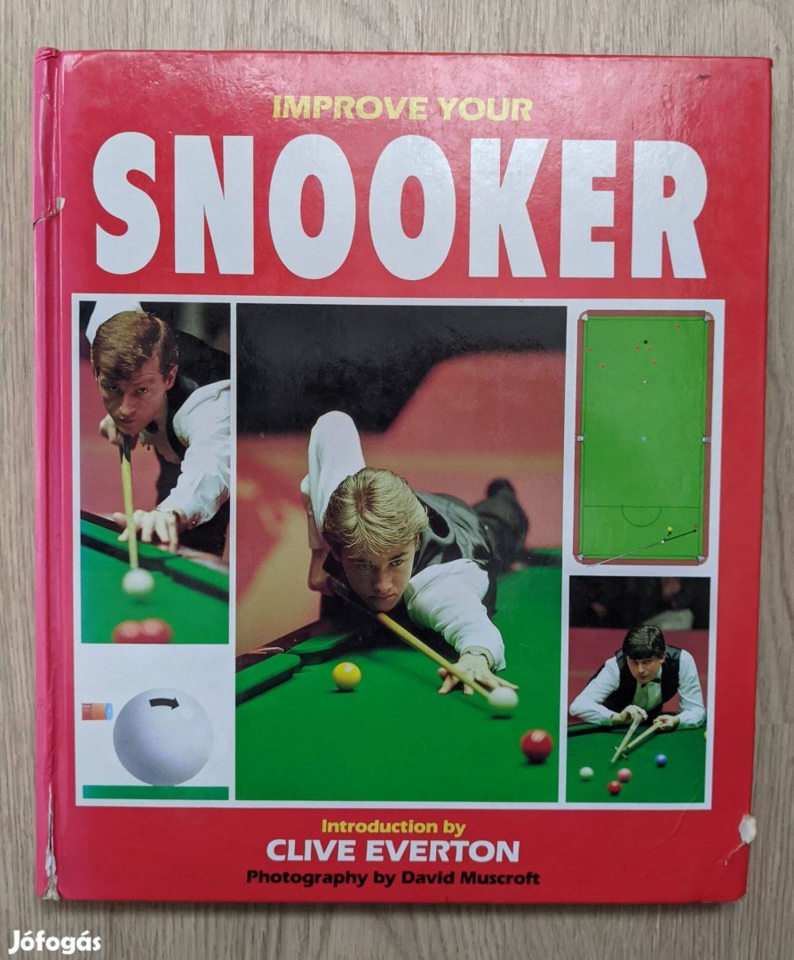 Improve your snooker c.könyv + eredeti Peter Ebdon aláírás