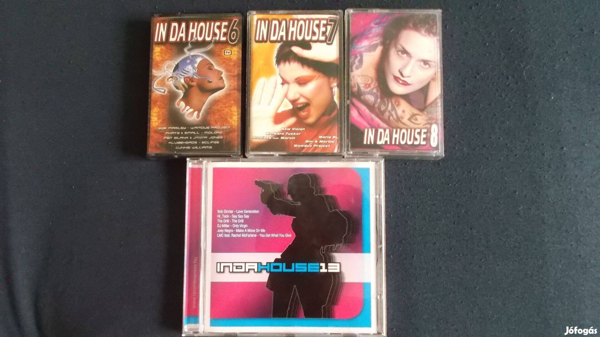 In Da House eredeti magnókazetta magnó kazetta és CD