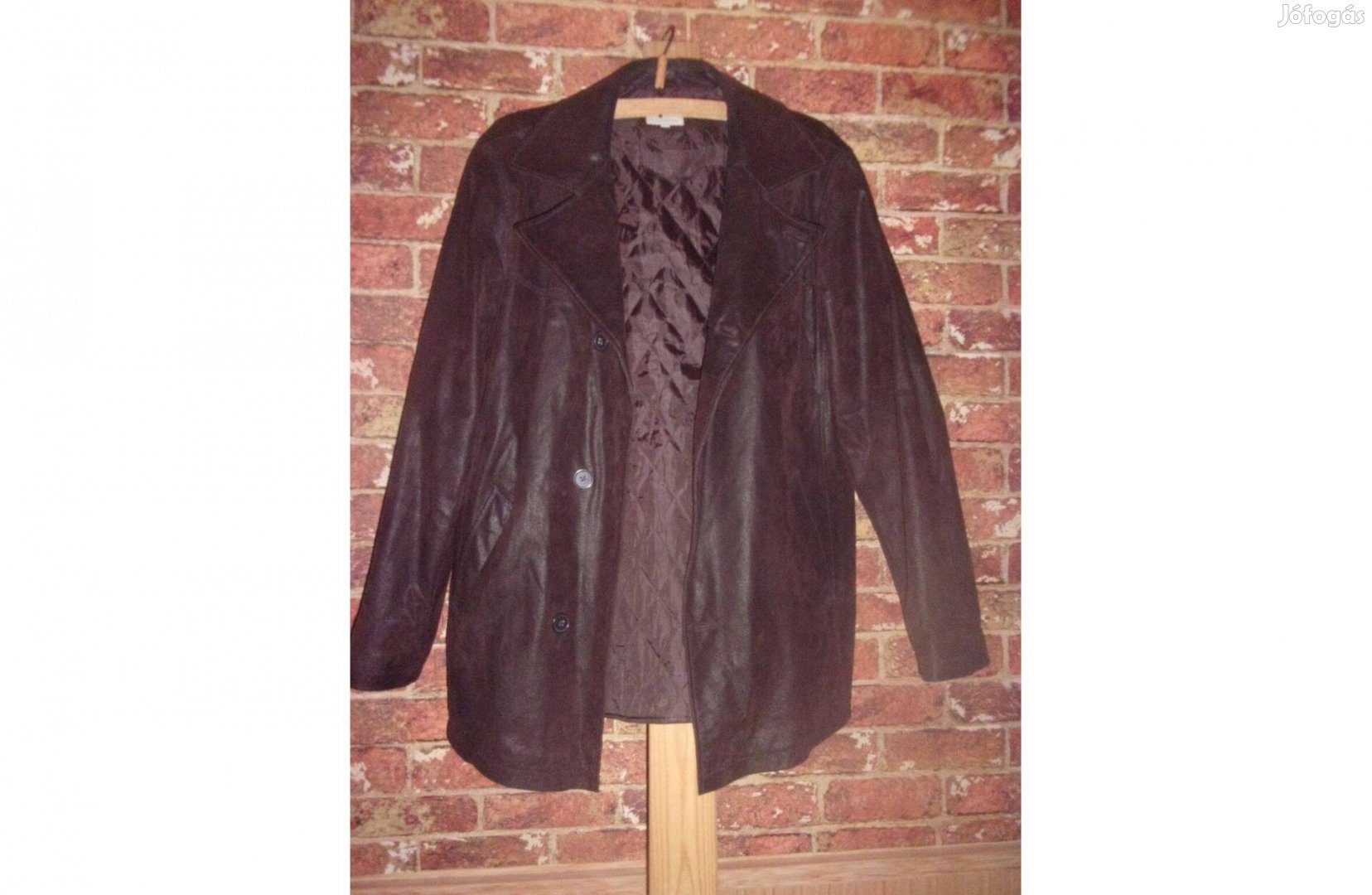 In extensó férfi bőrkabát Méret XL