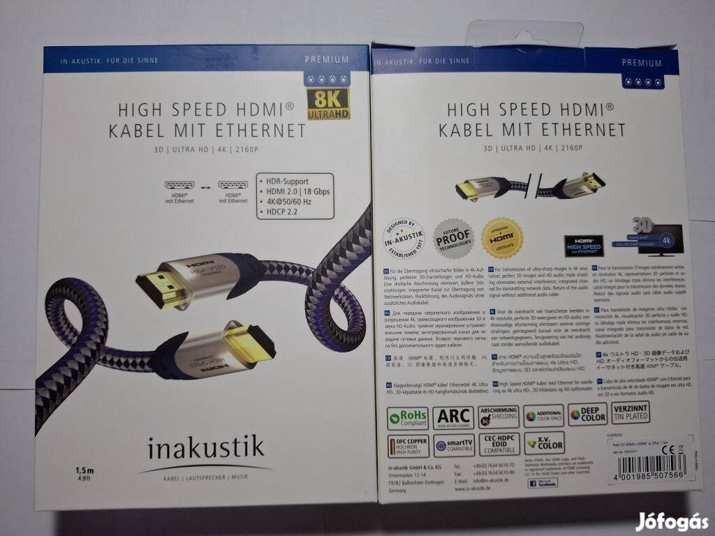 Inakustik Premium HDMI UHD kábel