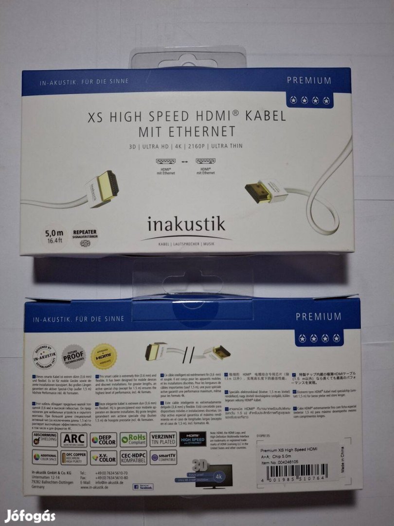 Inakustik Premium HDMI - mini HDMI XS kábel