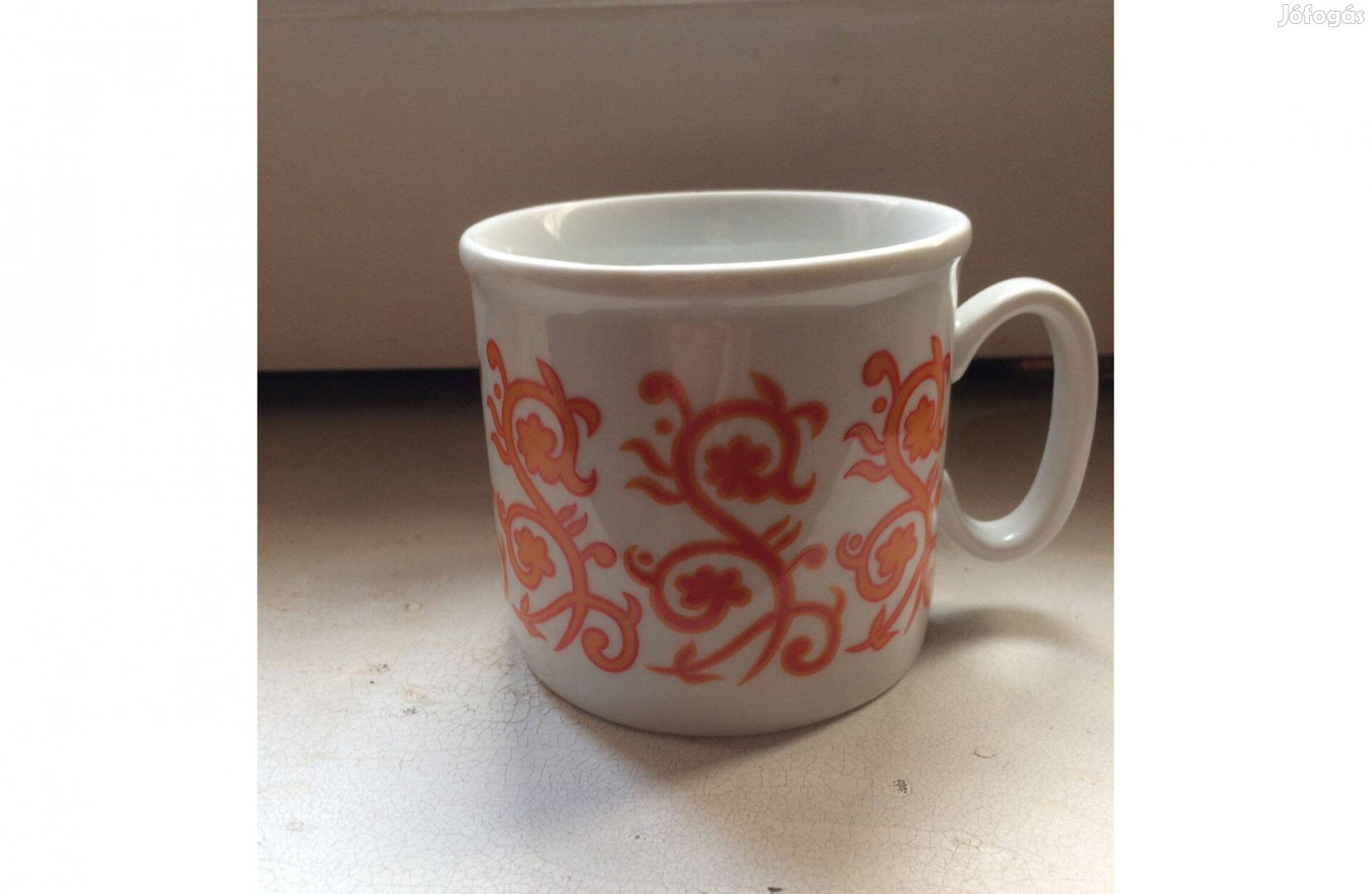 Inda mintás Zsolnay bögre