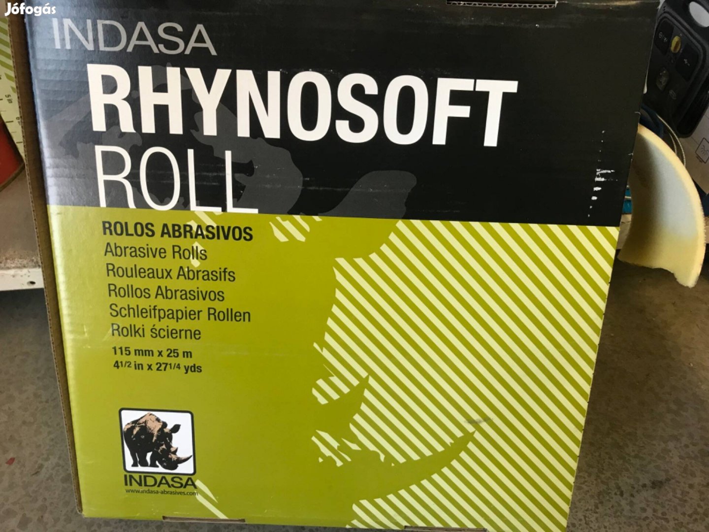 Indasa csiszolópapír p600 p360 115mm*15m rhinosoft