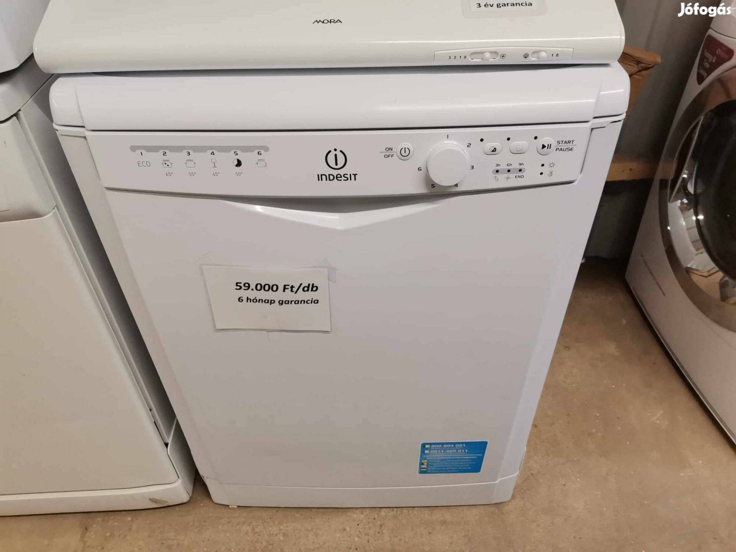 Indesit 12 terítékes 60 cm széles mosogatógép garanciával