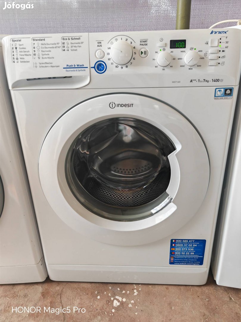 Indesit 1-7 inverteres mosógép 