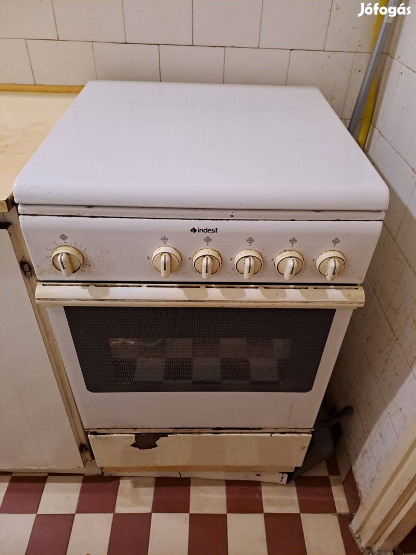 Indesit 4 égős gáztűzhely