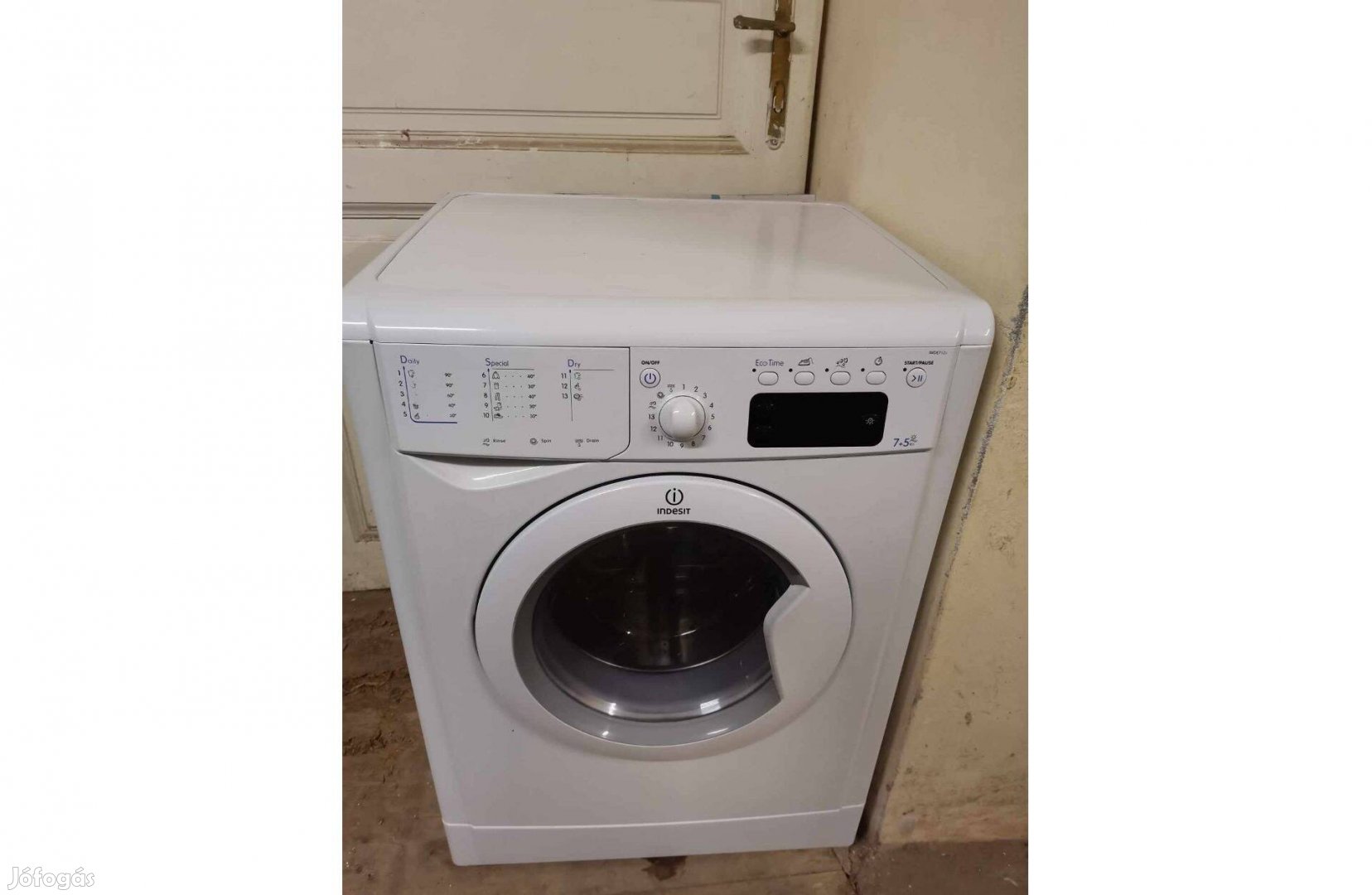 Indesit 7 / 5 kg mosó-szárítógép garanciával eladó