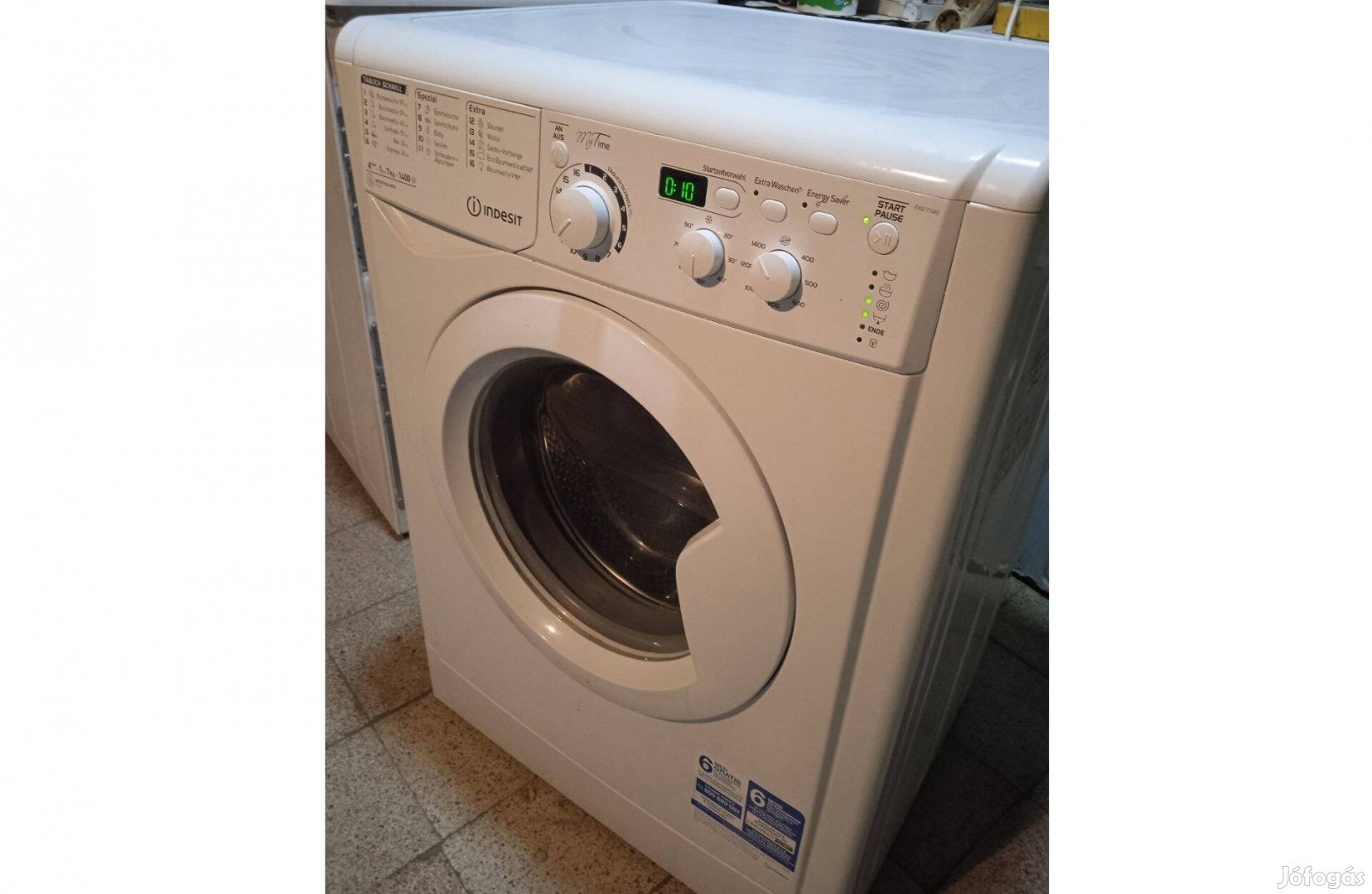 Indesit 7kg mosógép.A+++ garanciával.inverteres motor