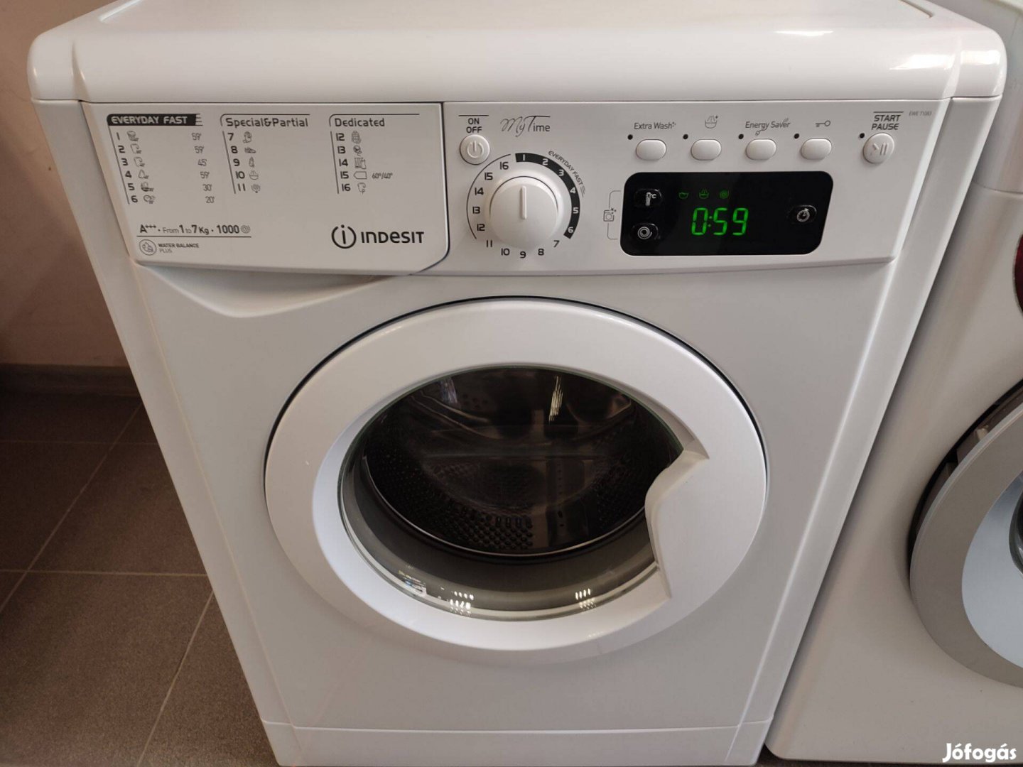 Indesit A+++ kategóriás 7 kg-os mosógép