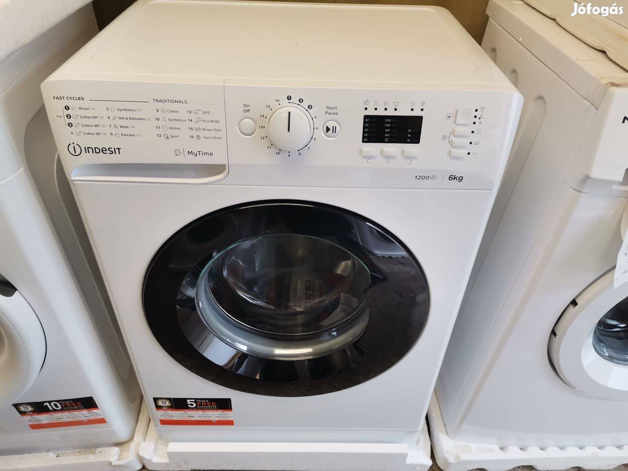 Indesit Bwsa 61294 W EU N keskeny Inverteres elöltöltős mosógép