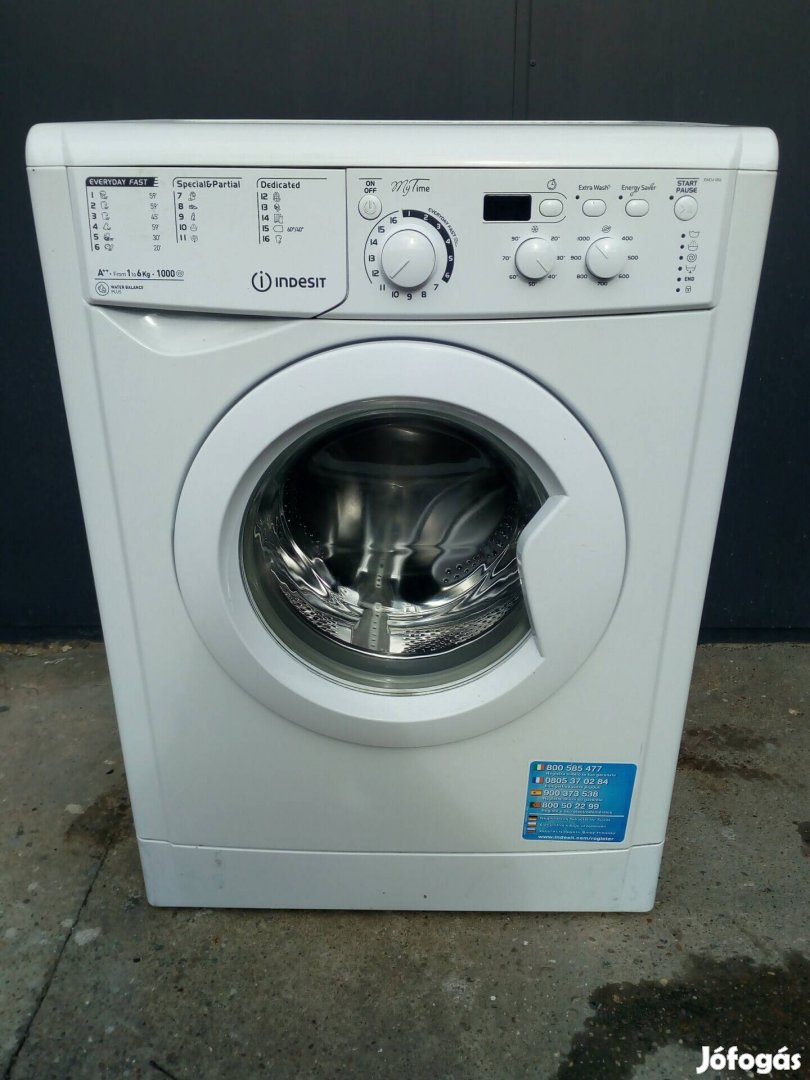 Indesit Digit 6 kg 1000c mosógép A++/új állapotú/