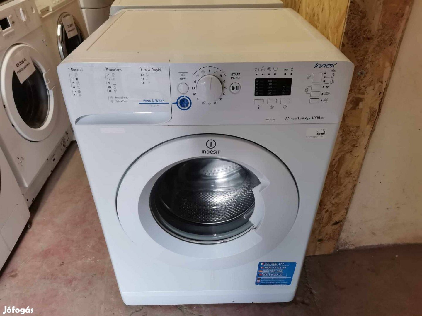 Indesit Innex 5 kg mosógép 1000 centrifugával eladó