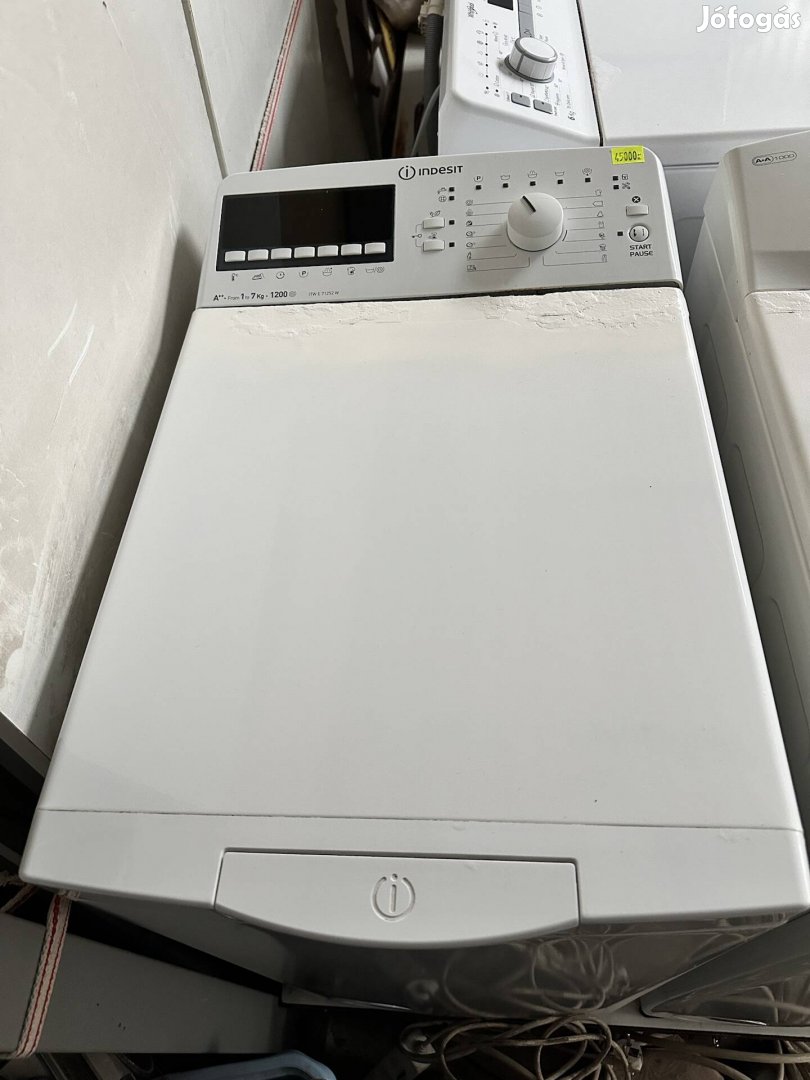 Indesit Itwe71252W felültöltős mosógép 7kg 1200' centri 