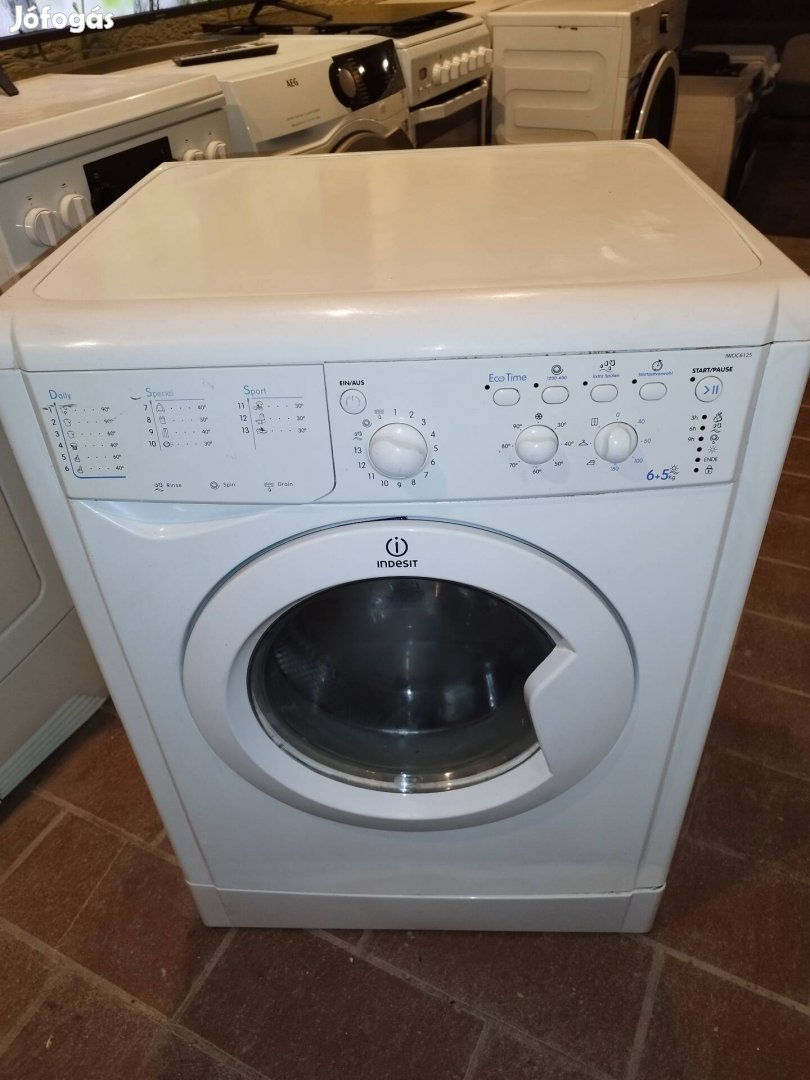 Indesit Iwdc6125 mosó-száritógép 6/5kg garanciával 