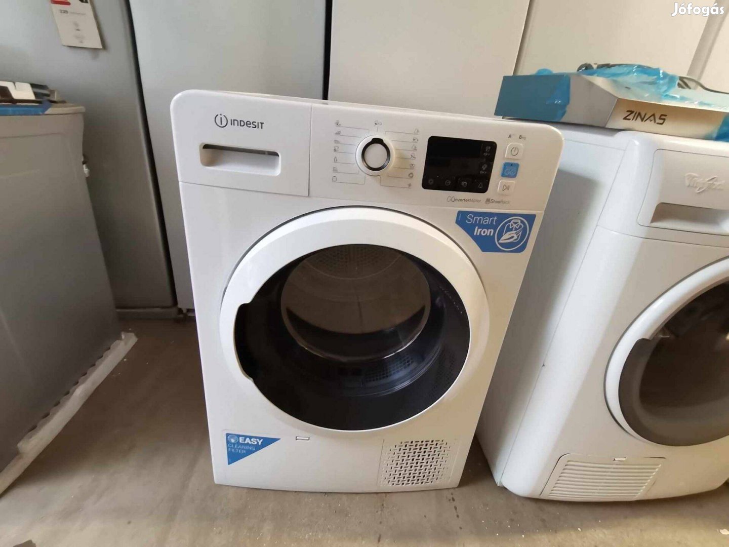 Indesit Smart-os hőszivatyús A++-os 8 kg szárítógép