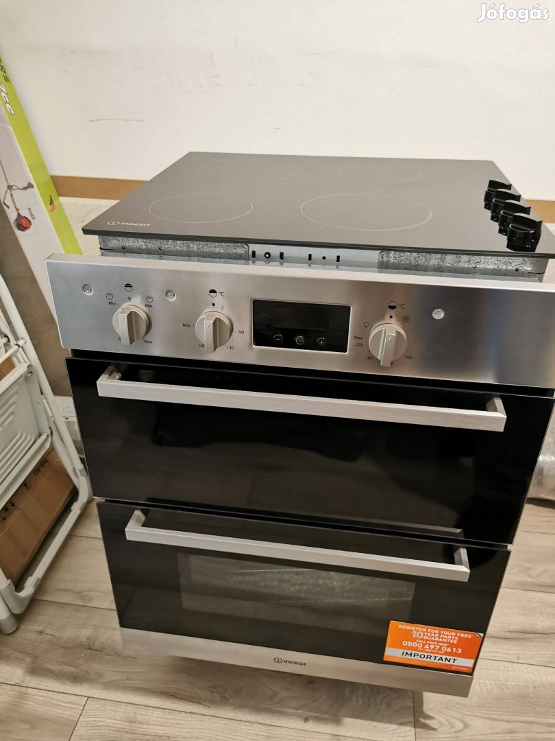 Indesit beépithető főzőlap és beépithető dupla sütő eladó