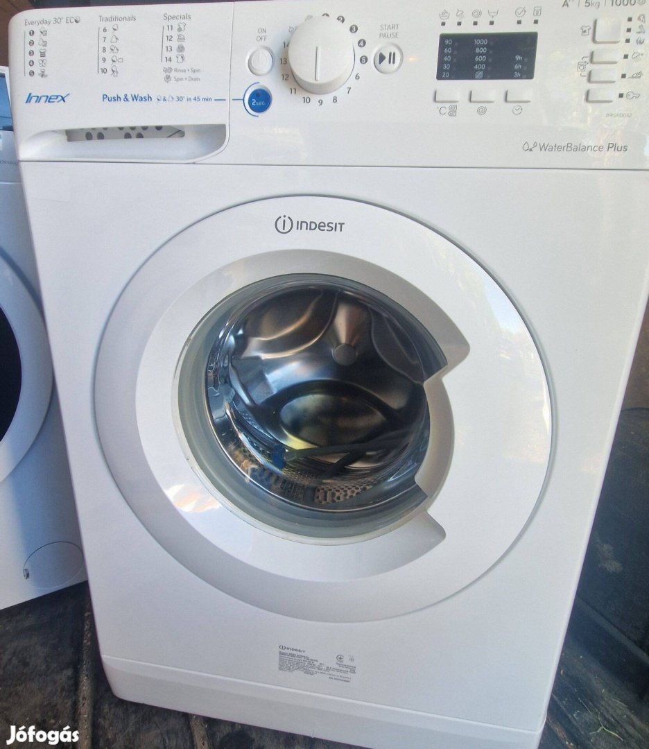 Indesit bwsa 51052w mosógép 6 hó jótállással