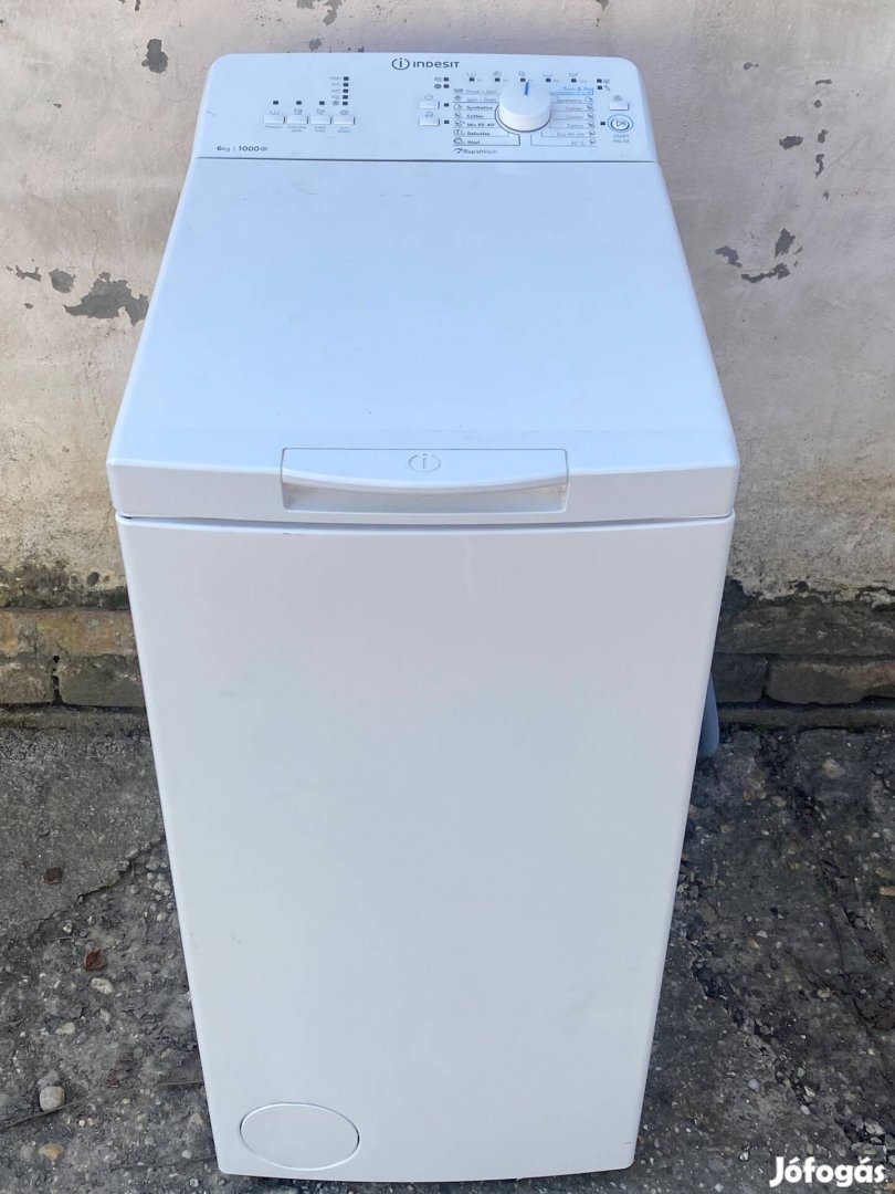 Indesit felültöltős mosógép 2 éves , akár házhoz szállítva