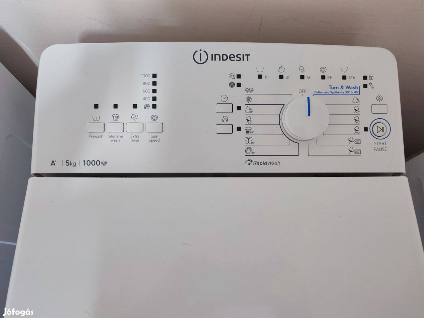 Indesit felültöltős mosógép
