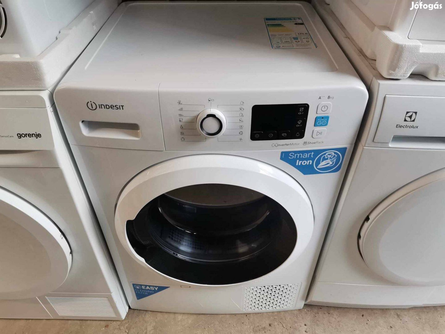 Indesit hőszivattyús szárítógép A++-os 7 kg garanciával eladó