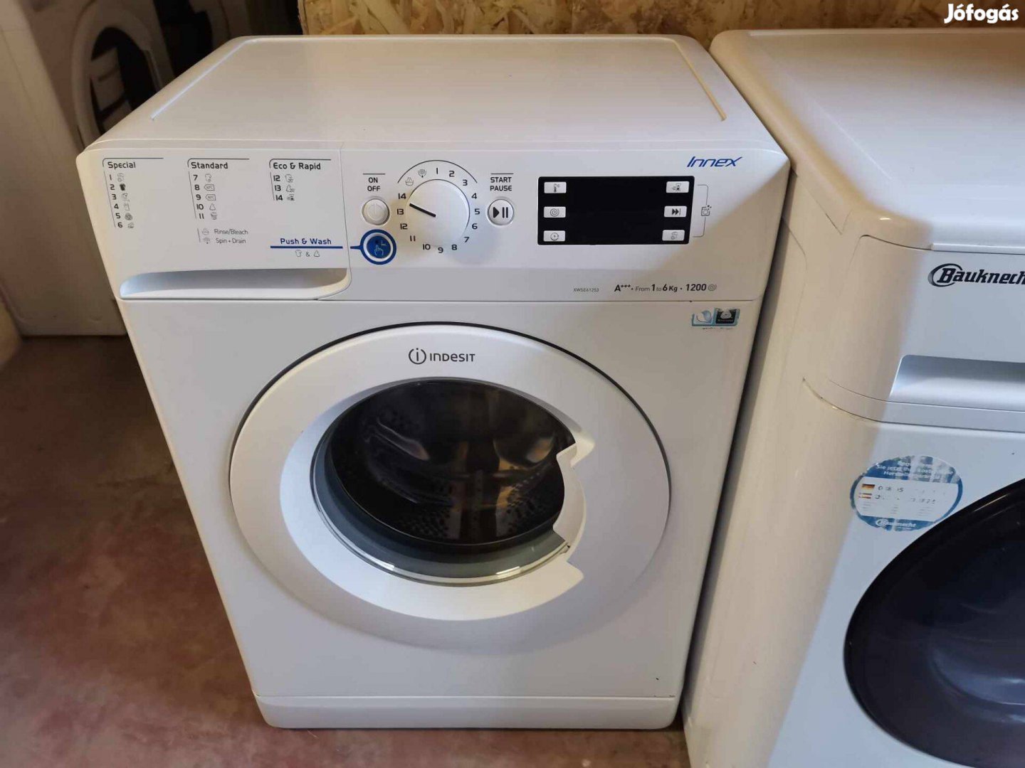 Indesit innex 6 kg mosógép 1200 centrifugával garanciával