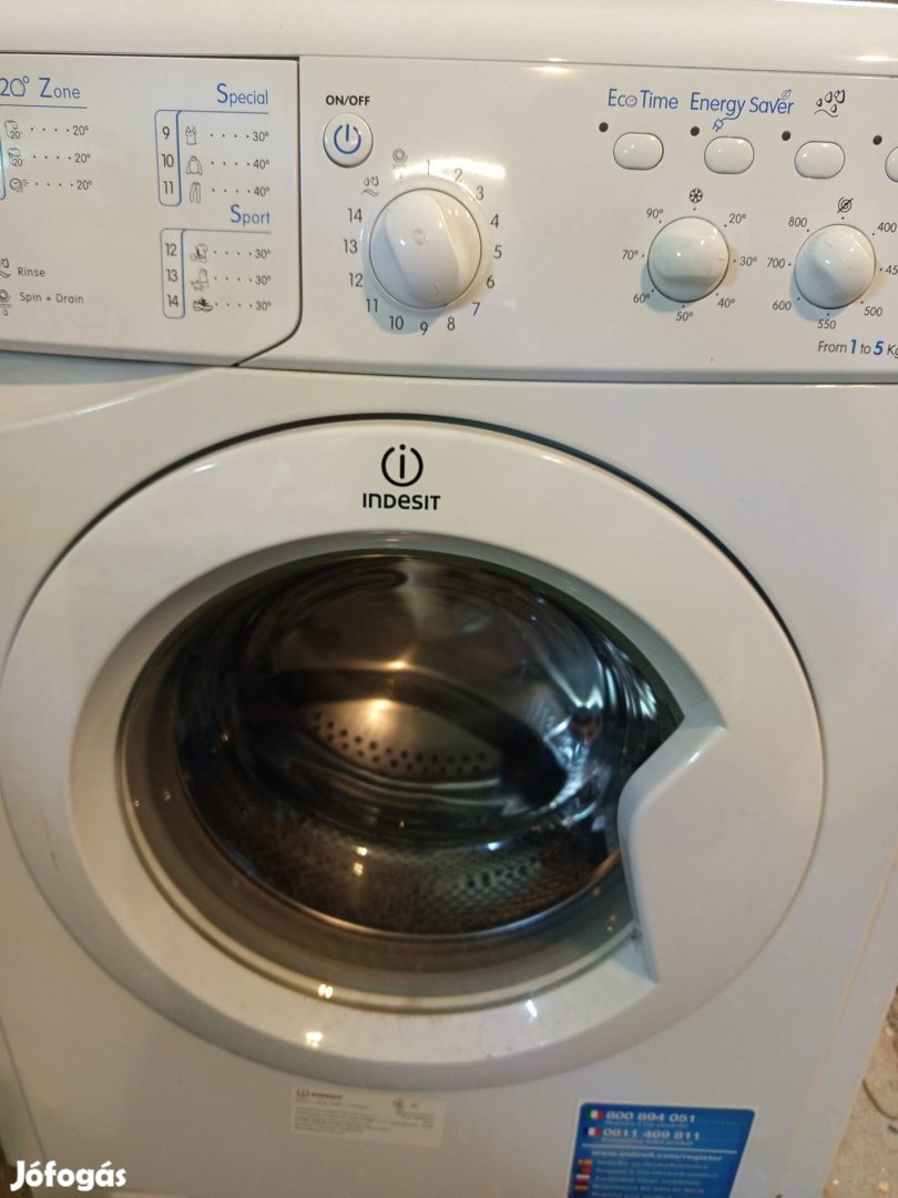 Indesit mosógép hibátlan működéssel szallitas megoldható 