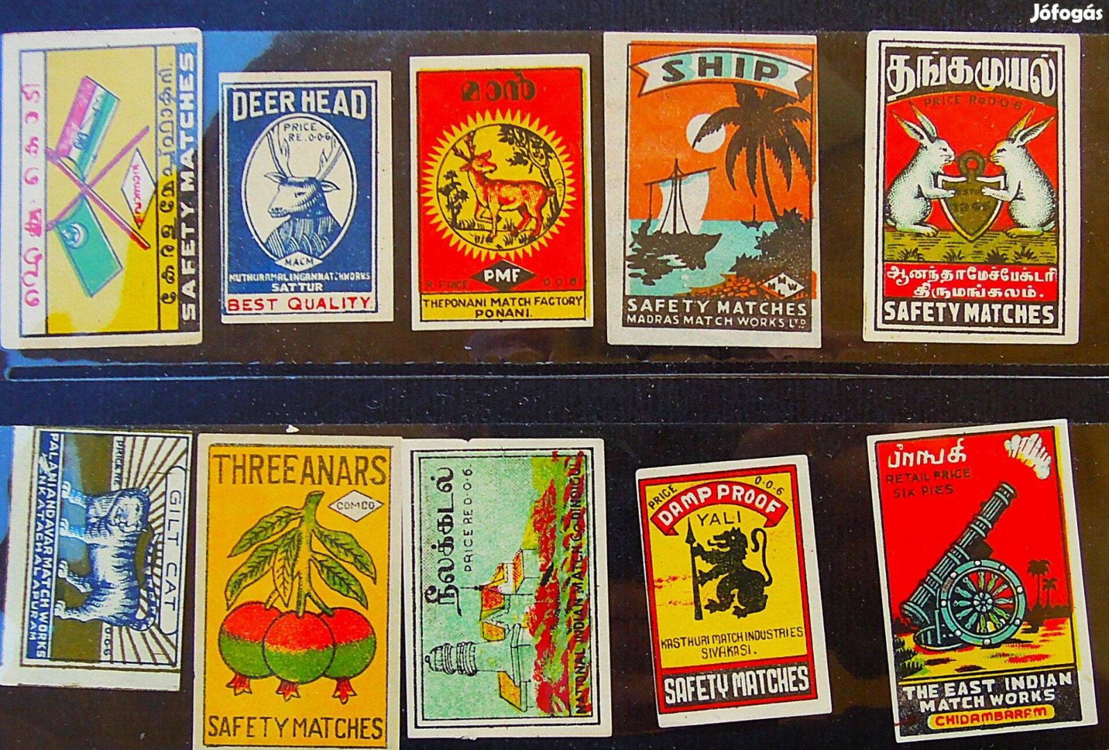 India gyufa cimke No 4