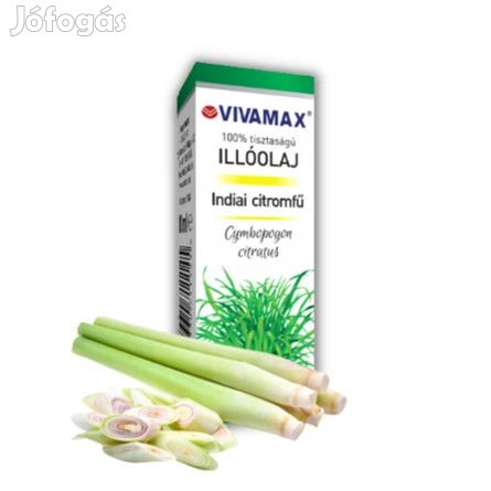 Indiai citromfű 100%-os tisztaságú illóolaj (10 ml)