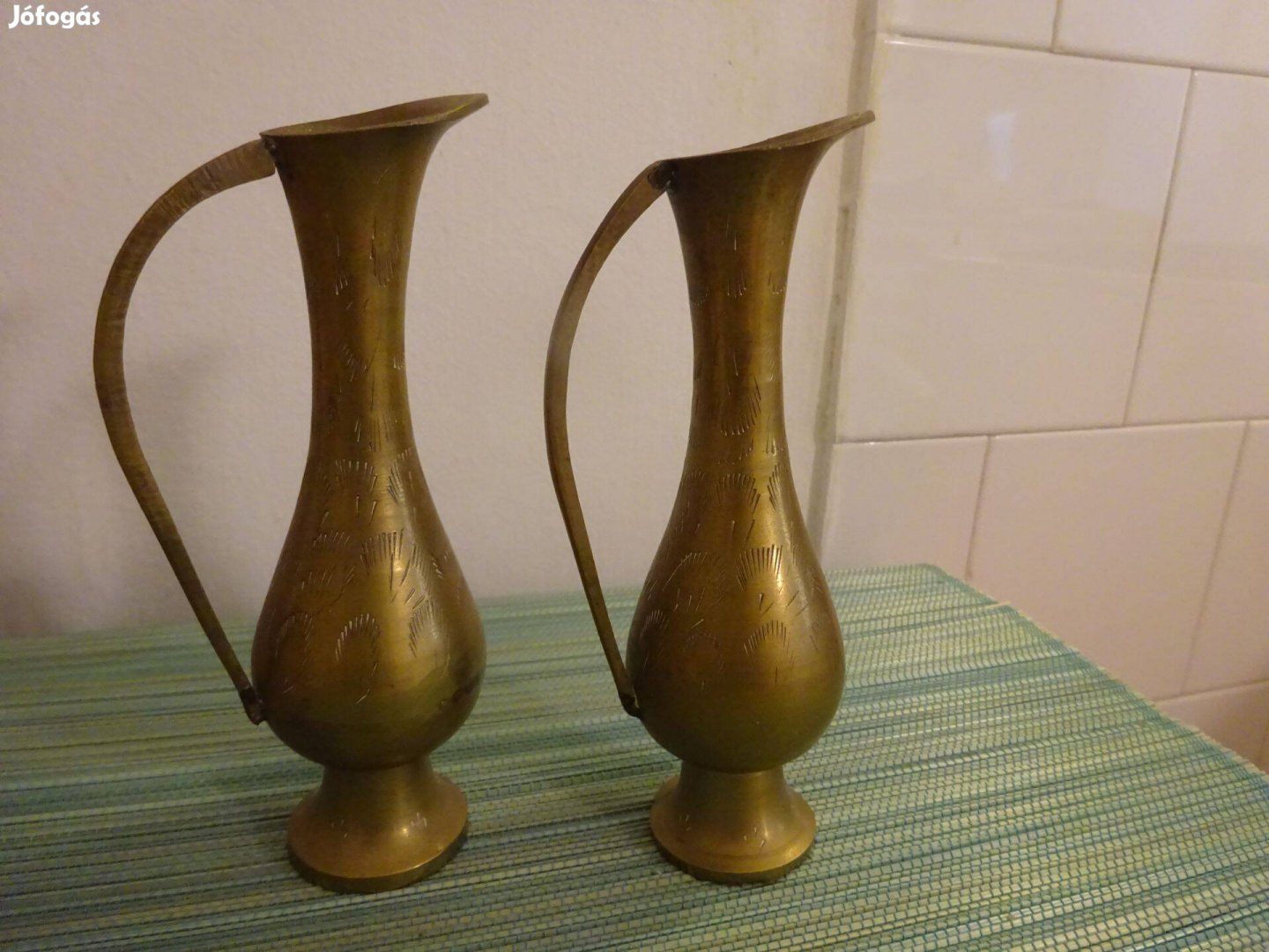 Indiai stílusú kis réz kiöntő