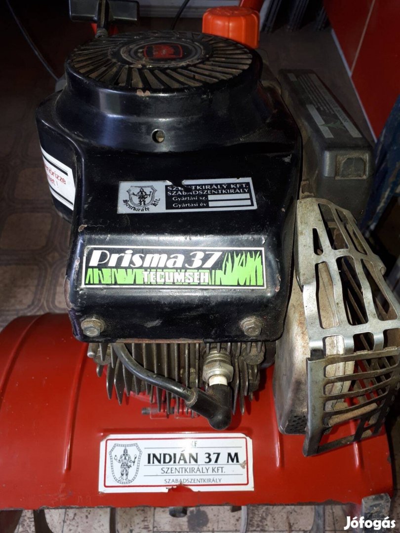 Indián 37 M kapálógép+fűnyíró adapter eladó