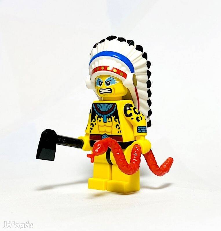 Indián törzsfőnök Eredeti LEGO egyedi minifigura - Western - Új