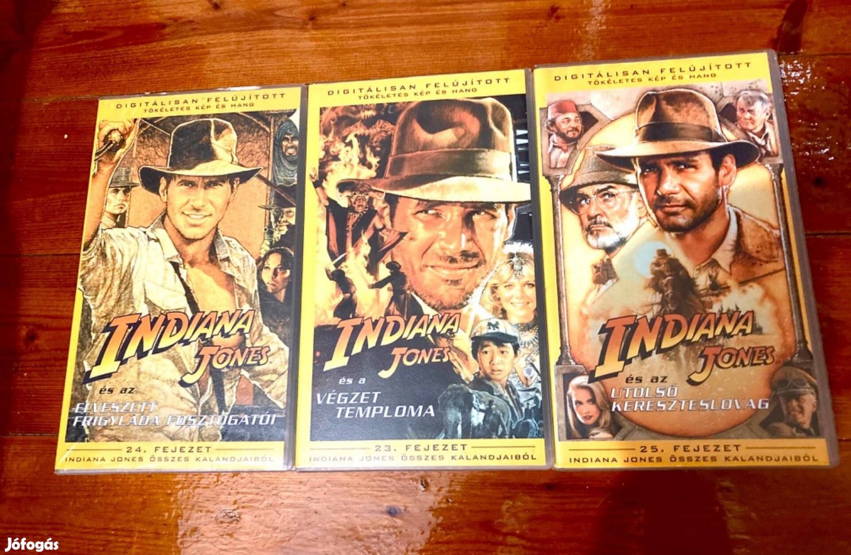 Indiana Jones VHS kazetták