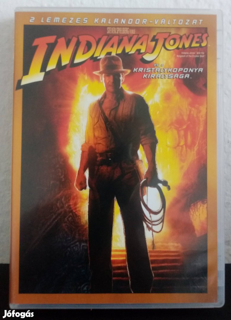 Indiana Jones és a Kristálykoponya Királysága - DVD - film eladó 