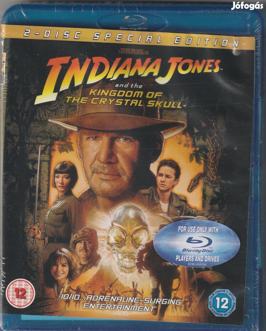 Indiana Jones és a kristálykoponya királysága Blu-Ray 2 lemezes