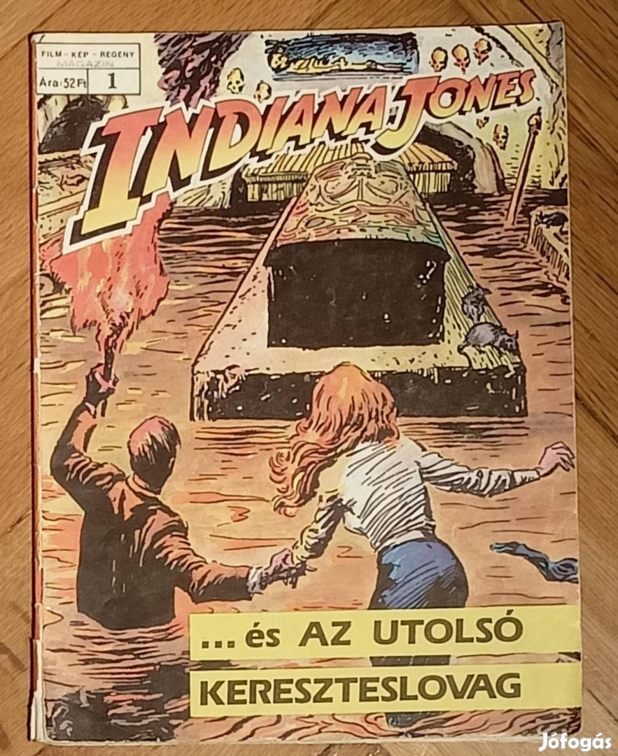 Indiana Jones és az utolsó keresztes lovag képregény újság 