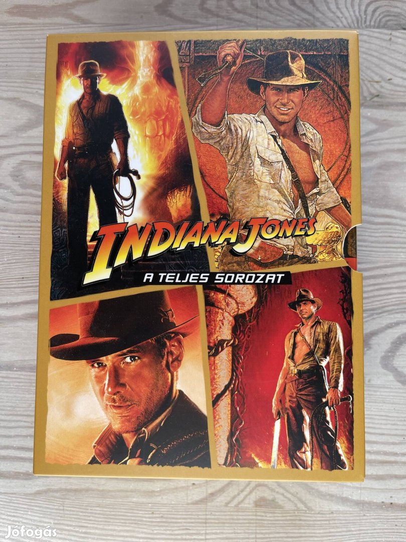 Indiana Jones gyűjtemény 5 db DVD