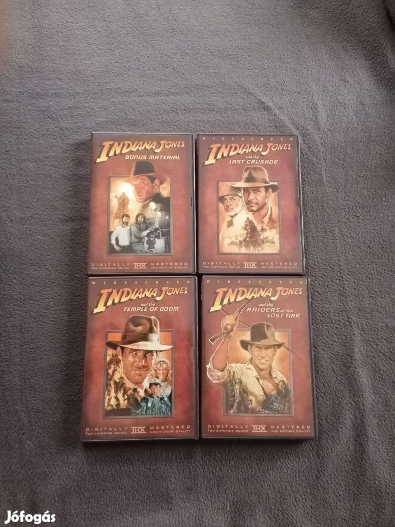 Indiana Jones kalandjai A 4 lemezes változat .Díszdobozban. új