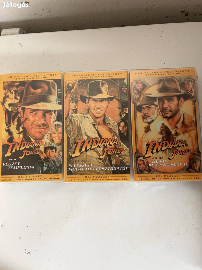 Indiana Jones pakk vhs