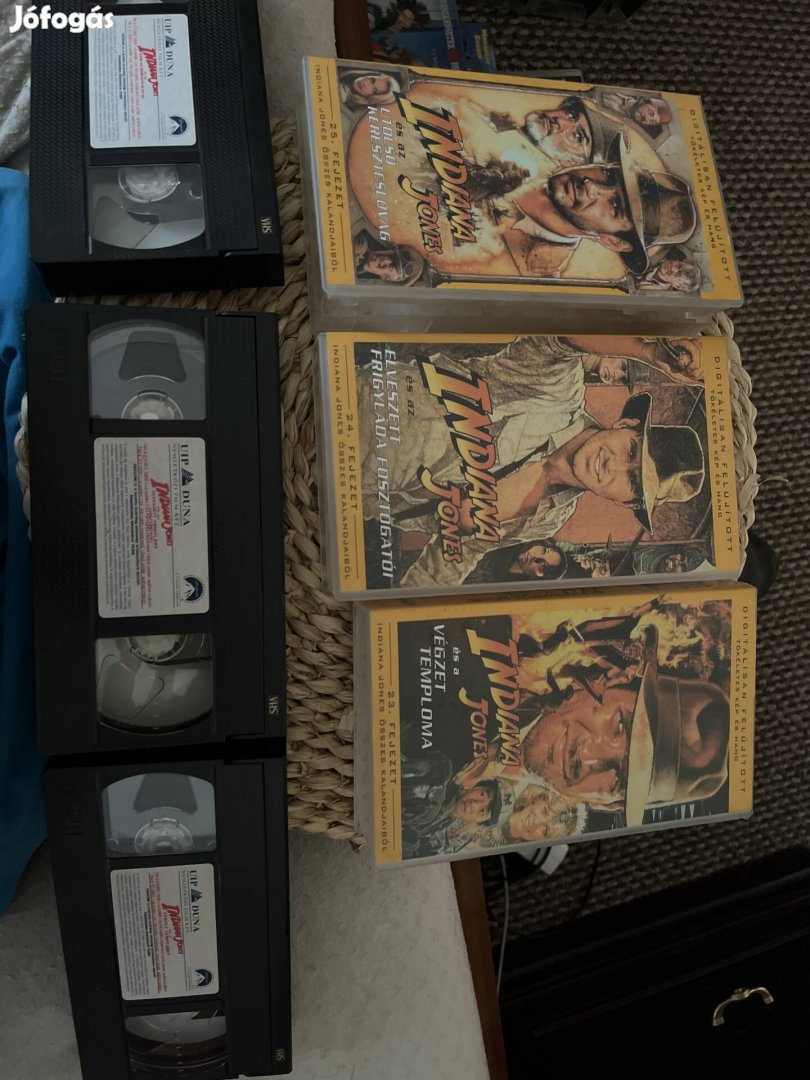 Indiana Jones pakk vhs