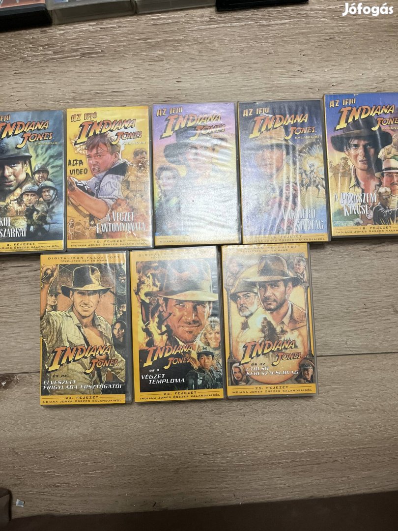 Indiana Jones pakk vhs 