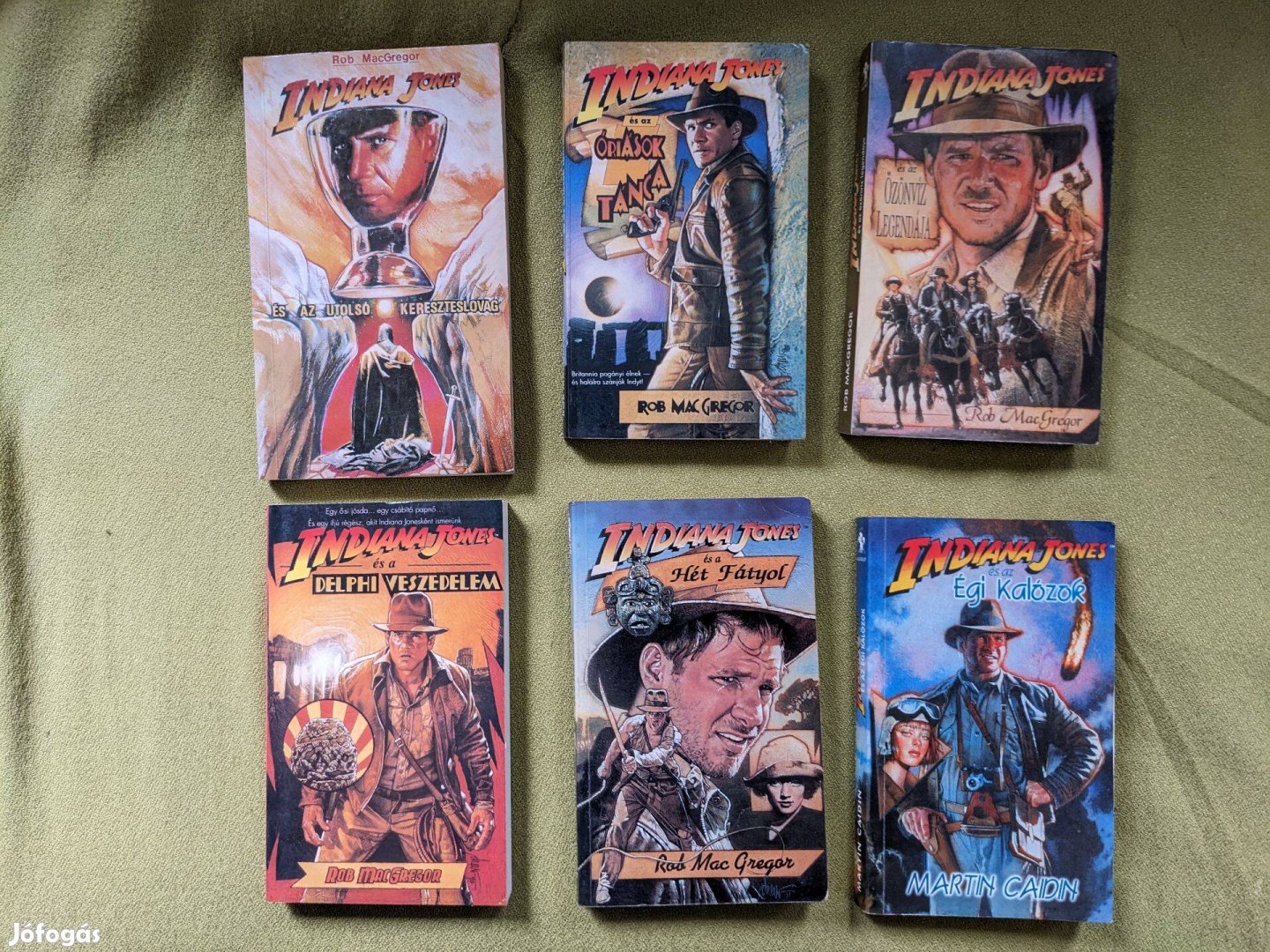Indiana Jones regények Rob Macgregortól és Martin Caidintól